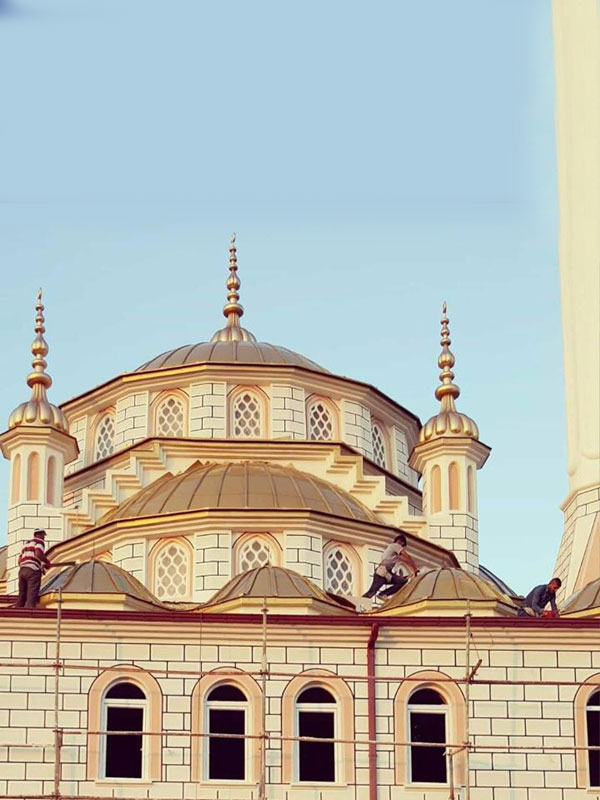 Ankara Etimesgut - Cami Kubbe Kaplama