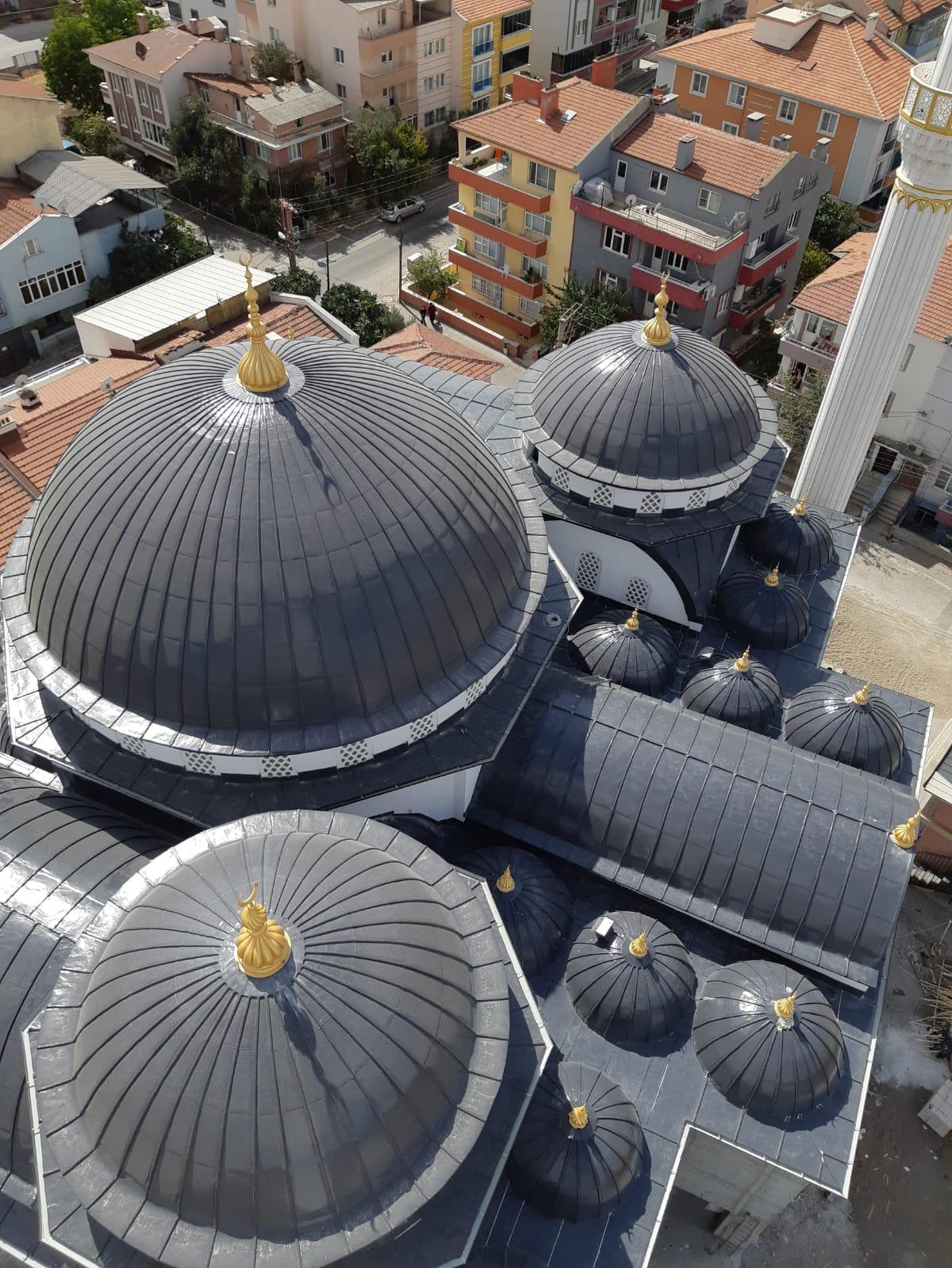 Balikesir plevne camisi kubbe kaplamaları