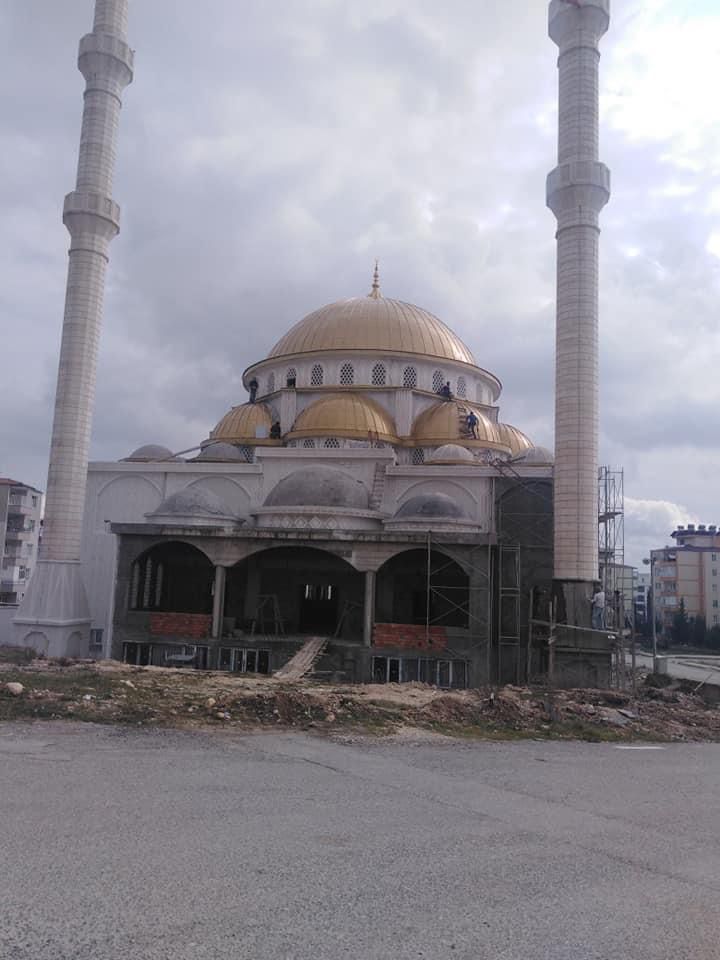 Adıyaman merkez camisi kubbe kaplamları